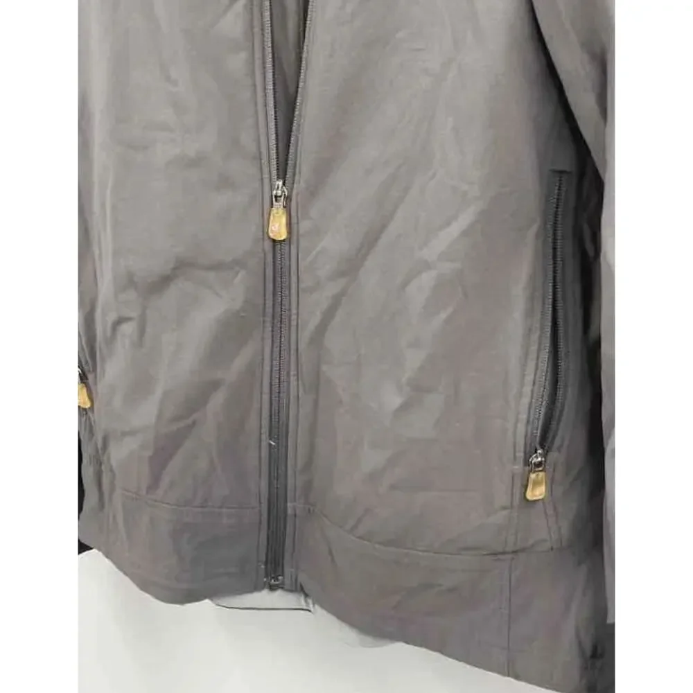 The North Face Flight Series Mens Gray Black Full Zip Windbreaker Jacket Size XL